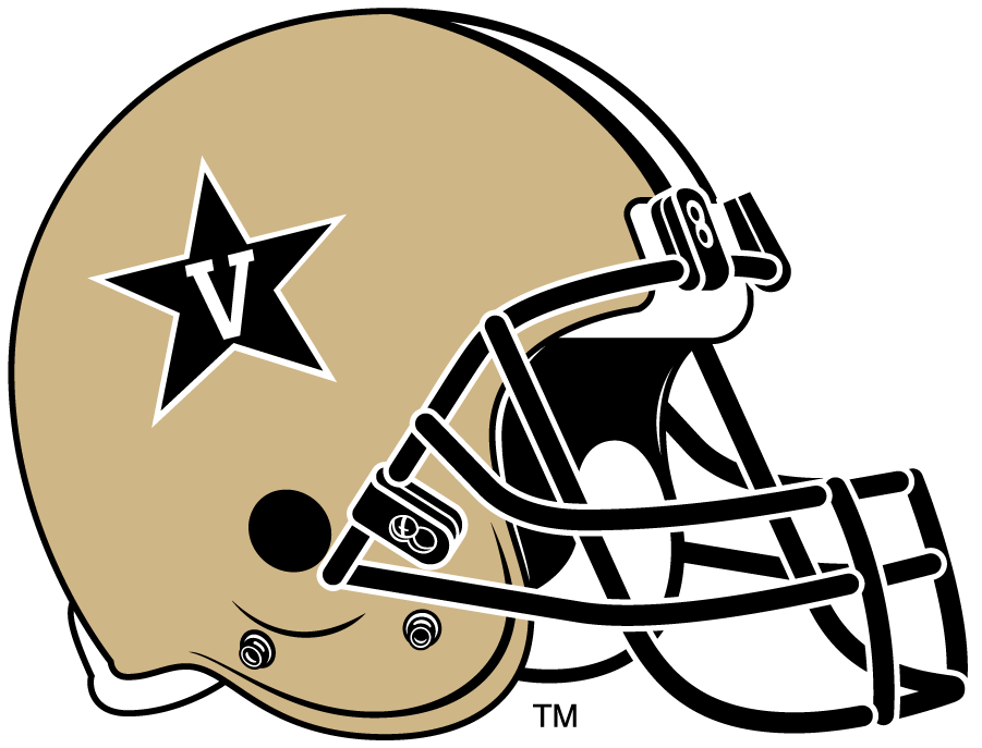 Vanderbilt Commodores 2002-2016 Helmet Logo t shirts iron on transfers